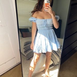 Baby Blue Cute Dress